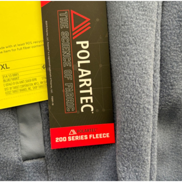 MEN'S Polartec Fleece Jacket - All In Motion, Full Zip X-Large - Picture 9 of 9